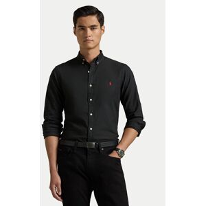 Polo Ralph Lauren Košeľa 710767828001 Čierna Slim Fit Muži Polo Ralph Lauren Košeľa 710767828001 Čierna Slim Fit Muži