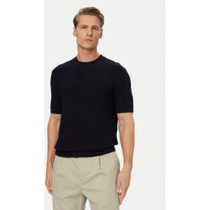 BOSS Sveter H-Nilton 50560468 Tmavomodrá Regular Fit Muži BOSS Sveter H-Nilton 50560468 Tmavomodrá Regular Fit Muži