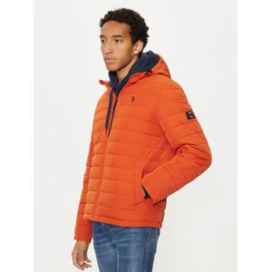 U.S. Polo Assn. Zimné bundy MUP3600 Oranžová Regular Fit Muži U.S. Polo Assn. Zimné bundy MUP3600 Oranžová Regular Fit Muži