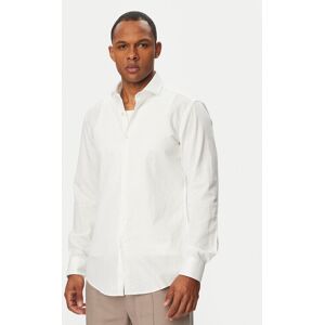 HUGO Košeľa Kason 50539775 Biela Slim Fit Muži HUGO Košeľa Kason 50539775 Biela Slim Fit Muži