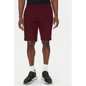 BOSS Bavlnené šortky S_Commuter_10.5 inch 50540337 Bordová Slim Fit Muži BOSS Bavlnené šortky S_Commuter_10.5 inch 50540337 Bordová Slim Fit Muži
