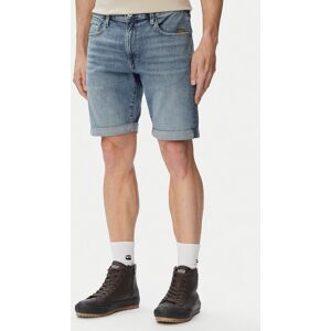 G-Star Raw Džínsové šortky 3301 D10481-C051 Modrá Regular Fit Muži G-Star Raw Džínsové šortky 3301 D10481-C051 Modrá Regular Fit Muži