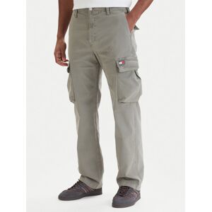 Tommy Jeans Cargo nohavice Otis DM0DM22403 Zelená Regular Fit Muži Tommy Jeans Cargo nohavice Otis DM0DM22403 Zelená Regular Fit Muži