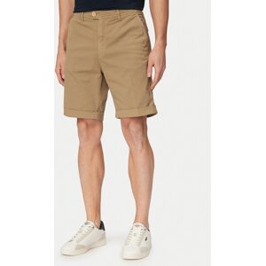 Aeronautica Militare Bavlnené šortky 261BE0278UCT04292 Béžová Regular Fit Muži Aeronautica Militare Bavlnené šortky 261BE0278UCT04292 Béžová Regular Fit Muži