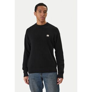 Calvin Klein Jeans Sveter LV04RD313G Čierna Regular Fit Muži Calvin Klein Jeans Sveter LV04RD313G Čierna Regular Fit Muži