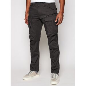 G-Star Raw Bavlnené nohavice Rovic D02190-5126-976 Sivá Tapered Fit Muži G-Star Raw Bavlnené nohavice Rovic D02190-5126-976 Sivá Tapered Fit Muži