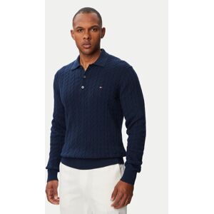 Tommy Hilfiger Sveter Classic MW0MW41955 Tmavomodrá Regular Fit Muži Tommy Hilfiger Sveter Classic MW0MW41955 Tmavomodrá Regular Fit Muži