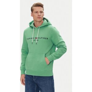 Tommy Hilfiger Mikina Logo MW0MW11599 Zelená Regular Fit Muži Tommy Hilfiger Mikina Logo MW0MW11599 Zelená Regular Fit Muži
