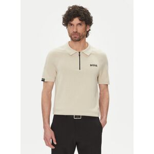 BOSS Polokošeľa K_Perform-Max_Pl 50537146 Béžová Slim Fit Muži BOSS Polokošeľa K_Perform-Max_Pl 50537146 Béžová Slim Fit Muži