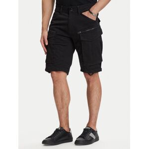 G-Star Raw Bavlnené šortky Rovic Zip D26214-5126 Čierna Relaxed Fit Muži G-Star Raw Bavlnené šortky Rovic Zip D26214-5126 Čierna Relaxed Fit Muži