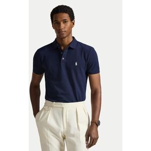 Polo Ralph Lauren Polokošeľa 710941439038 Tmavomodrá Custom Slim Fit Muži Polo Ralph Lauren Polokošeľa 710941439038 Tmavomodrá Custom Slim Fit Muži