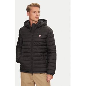 Guess Vatovaná bunda M4YL99 WG922 Čierna Regular Fit Muži Guess Vatovaná bunda M4YL99 WG922 Čierna Regular Fit Muži