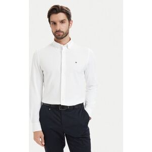 Tommy Hilfiger Košeľa MW0MW43433 Biela Regular Fit Muži Tommy Hilfiger Košeľa MW0MW43433 Biela Regular Fit Muži