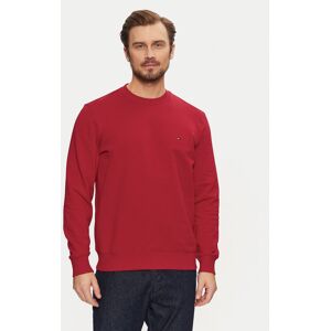 Tommy Hilfiger Mikina Essential MW0MW37237 Červená Regular Fit Muži Tommy Hilfiger Mikina Essential MW0MW37237 Červená Regular Fit Muži