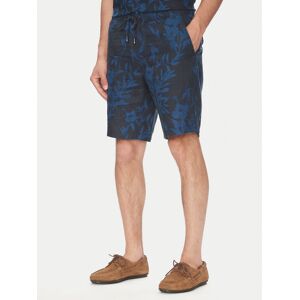 Tommy Hilfiger Bavlnené šortky Harlem MW0MW38847 Tmavomodrá Regular Fit Muži Tommy Hilfiger Bavlnené šortky Harlem MW0MW38847 Tmavomodrá Regular Fit Muži