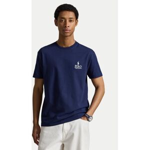 Polo Ralph Lauren Tričko 710981136009 Tmavomodrá Regular Fit Muži Polo Ralph Lauren Tričko 710981136009 Tmavomodrá Regular Fit Muži