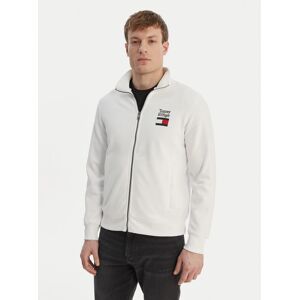 Tommy Hilfiger Mikina Embro MW0MW42466 Biela Regular Fit Muži Tommy Hilfiger Mikina Embro MW0MW42466 Biela Regular Fit Muži