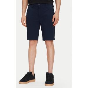Timberland Bavlnené šortky TB0A5U2K Tmavomodrá Regular Fit Muži Timberland Bavlnené šortky TB0A5U2K Tmavomodrá Regular Fit Muži