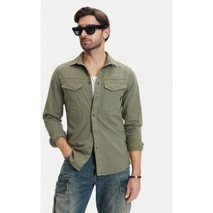 G-Star Raw Košeľa Dakota D23616-D920 Zelená Slim Fit Muži G-Star Raw Košeľa Dakota D23616-D920 Zelená Slim Fit Muži