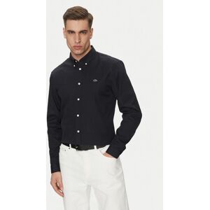 Lacoste Košeľa CH2933 Čierna Regular Fit Muži Lacoste Košeľa CH2933 Čierna Regular Fit Muži