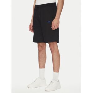 HUGO Športové kraťasy Nasensio 50522364 Čierna Regular Fit Muži HUGO Športové kraťasy Nasensio 50522364 Čierna Regular Fit Muži