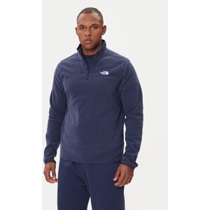 The North Face Fleecová mikina Glacier NF0A8D0Q Tmavomodrá Regular Fit Muži The North Face Fleecová mikina Glacier NF0A8D0Q Tmavomodrá Regular Fit Muži