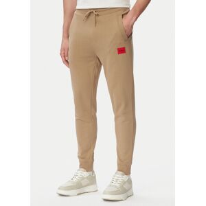 HUGO Teplákové nohavice Doak212 50447963 Čierna Regular Fit Muži HUGO Teplákové nohavice Doak212 50447963 Čierna Regular Fit Muži
