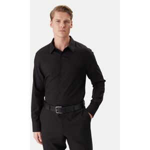 Calvin Klein Košeľa Easy LV04LE111G Čierna Relaxed Fit Muži Calvin Klein Košeľa Easy LV04LE111G Čierna Relaxed Fit Muži