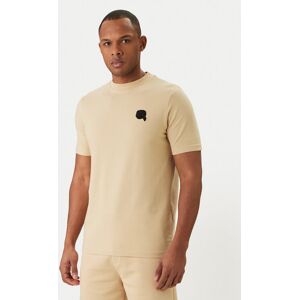 KARL LAGERFELD Tričko 755049 562235 Béžová Regular Fit Muži KARL LAGERFELD Tričko 755049 562235 Béžová Regular Fit Muži