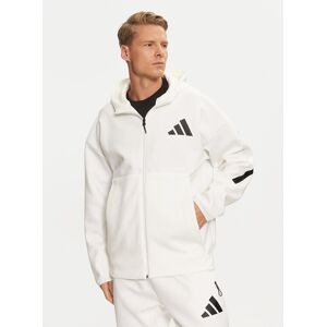 adidas Mikina Z.N.E. JF2443 Biela Regular Fit Muži adidas Mikina Z.N.E. JF2443 Biela Regular Fit Muži