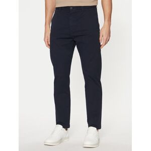 HUGO Chino nohavice 50530886 Tmavomodrá Slim Fit Muži HUGO Chino nohavice 50530886 Tmavomodrá Slim Fit Muži