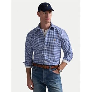 Polo Ralph Lauren Košeľa Core Replen 710792041 Modrá Custom Fit Muži Polo Ralph Lauren Košeľa Core Replen 710792041 Modrá Custom Fit Muži