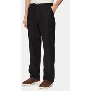 Calvin Klein Jeans Cargo nohavice LV04RF611G Čierna Relaxed Fit Muži Calvin Klein Jeans Cargo nohavice LV04RF611G Čierna Relaxed Fit Muži