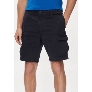 Napapijri Bavlnené šortky N-Deline NP0A4HOT Tmavomodrá Regular Fit Muži Napapijri Bavlnené šortky N-Deline NP0A4HOT Tmavomodrá Regular Fit Muži