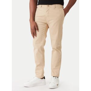 Guess Jeans Chino nohavice M4YB33 WGB5A Béžová Regular Fit Muži Guess Jeans Chino nohavice M4YB33 WGB5A Béžová Regular Fit Muži