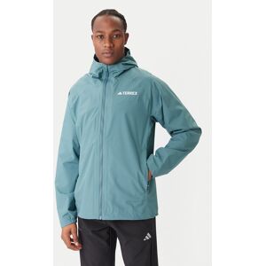 adidas Nepremokavá bunda Terrex Multi 2L RAIN.RDY JL9774 Zelená Regular Fit Muži adidas Nepremokavá bunda Terrex Multi 2L RAIN.RDY JL9774 Zelená Regular Fit Muži