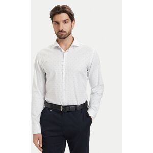 BOSS Košeľa Hank 50560687 Biela Regular Fit Muži BOSS Košeľa Hank 50560687 Biela Regular Fit Muži