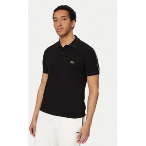 Lacoste Polokošeľa PH0897 Čierna Regular Fit Muži Lacoste Polokošeľa PH0897 Čierna Regular Fit Muži