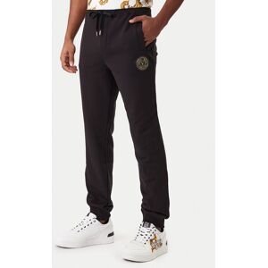 Versace Jeans Couture Teplákové nohavice 80GAAT03 CF01T Čierna Regular Fit Muži Versace Jeans Couture Teplákové nohavice 80GAAT03 CF01T Čierna Regular Fit Muži