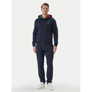 Aeronautica Militare Tepláková súprava 261TF0108UF00674 Tmavomodrá Regular Fit Muži Aeronautica Militare Tepláková súprava 261TF0108UF00674 Tmavomodrá Regular Fit Muži