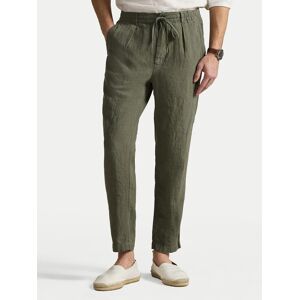 Polo Ralph Lauren Bavlnené nohavice 710940611009 Zelená Tapered Fit Muži Polo Ralph Lauren Bavlnené nohavice 710940611009 Zelená Tapered Fit Muži
