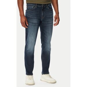 BOSS Džínsy 50566088 Tmavomodrá Regular Fit Muži BOSS Džínsy 50566088 Tmavomodrá Regular Fit Muži