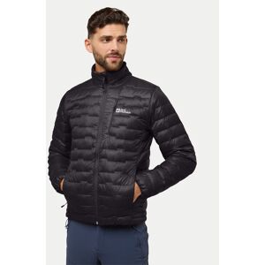 Jack Wolfskin Vatovaná bunda Passamani A61836 Čierna Regular Fit Muži Jack Wolfskin Vatovaná bunda Passamani A61836 Čierna Regular Fit Muži