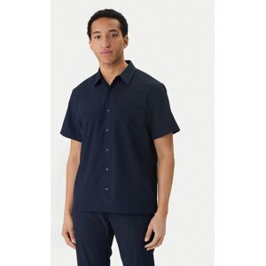 Calvin Klein Košeľa LV04LF109G Tmavomodrá Classic Fit Muži Calvin Klein Košeľa LV04LF109G Tmavomodrá Classic Fit Muži
