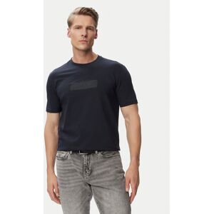 BOSS Tričko Logo Tape 50566606 Tmavomodrá Regular Fit Muži BOSS Tričko Logo Tape 50566606 Tmavomodrá Regular Fit Muži