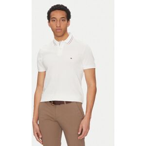 Tommy Hilfiger Polokošeľa Placket Interest MW0MW38459 Biela Regular Fit Muži Tommy Hilfiger Polokošeľa Placket Interest MW0MW38459 Biela Regular Fit Muži