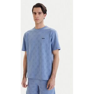 BOSS Tričko Member 50558867 Modrá Relaxed Fit Muži BOSS Tričko Member 50558867 Modrá Relaxed Fit Muži