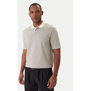 Armani Exchange Polokošeľa XM000736 AF10819 F1165 Écru Regular Fit Muži Armani Exchange Polokošeľa XM000736 AF10819 F1165 Écru Regular Fit Muži