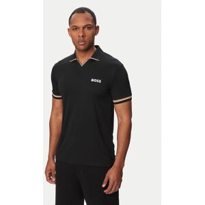 BOSS Polokošeľa Serve 50559200 Čierna Regular Fit Muži BOSS Polokošeľa Serve 50559200 Čierna Regular Fit Muži