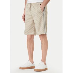 Guess Športové kraťasy Z6GD12 K3220 Béžová Regular Fit Muži Guess Športové kraťasy Z6GD12 K3220 Béžová Regular Fit Muži